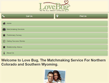 Tablet Screenshot of lovebugcolorado.com